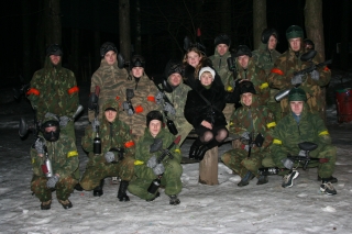 Пейнтбол в исполнении защитников отечества из компании ЮКОЛА-ИНФО